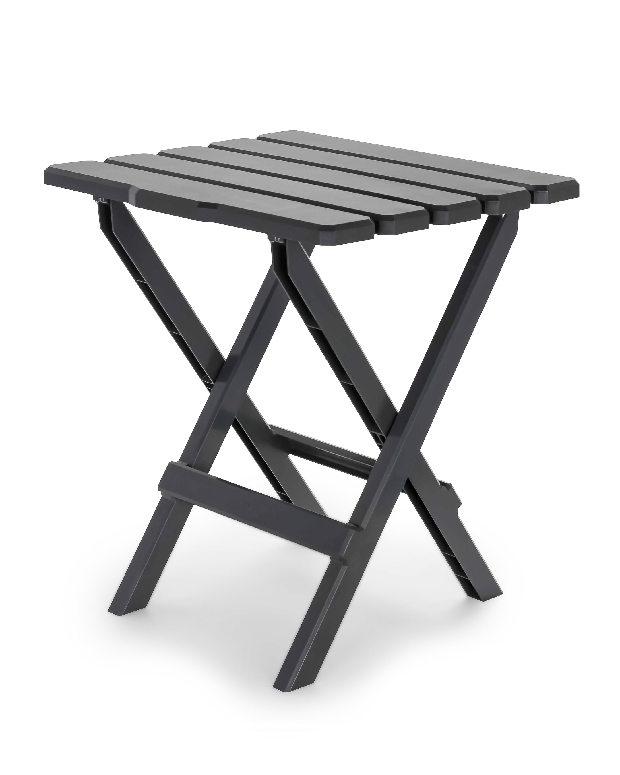 Camco Large Adirondack Portable Outdoor Furniture Folding Table, Charcoal (Used) - VMInnovations