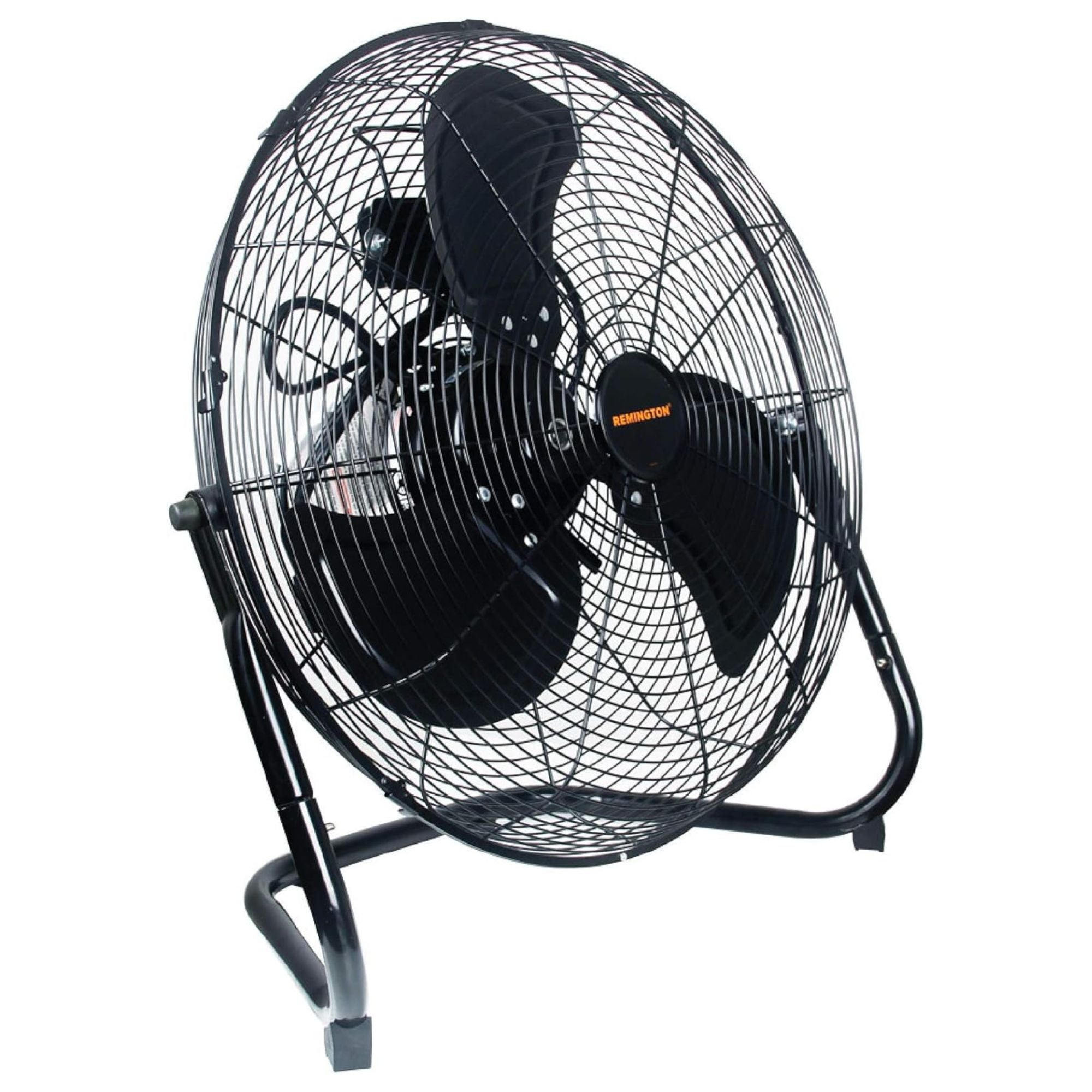Remington 20" High Velocity Floor Fan, 3 Speed Portable Cooling Unit, Black - VMInnovations