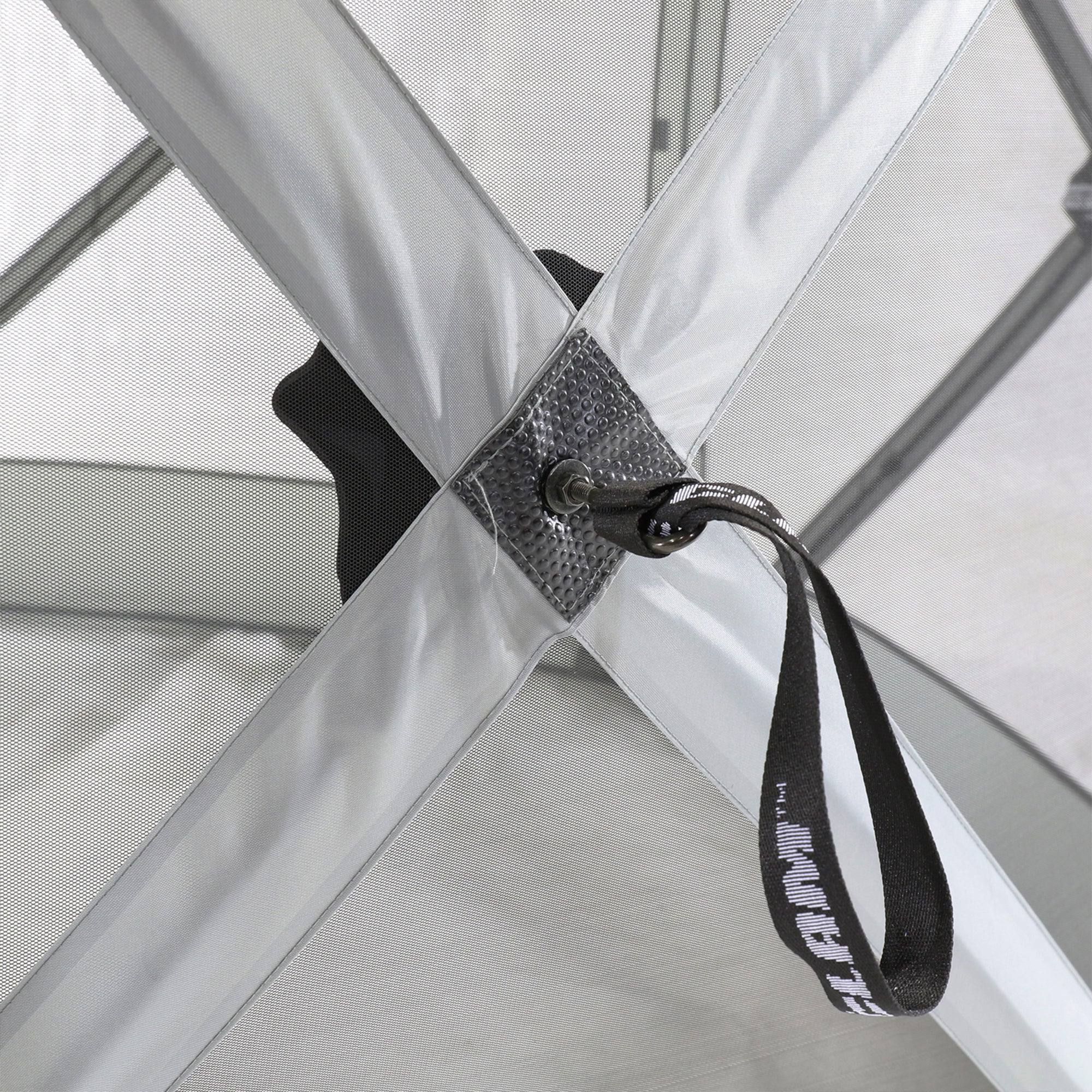 Quick-Set Venture Outdoor Gazebo Canopy Shelter & Screen Tent, Gray (Used) - VMInnovations