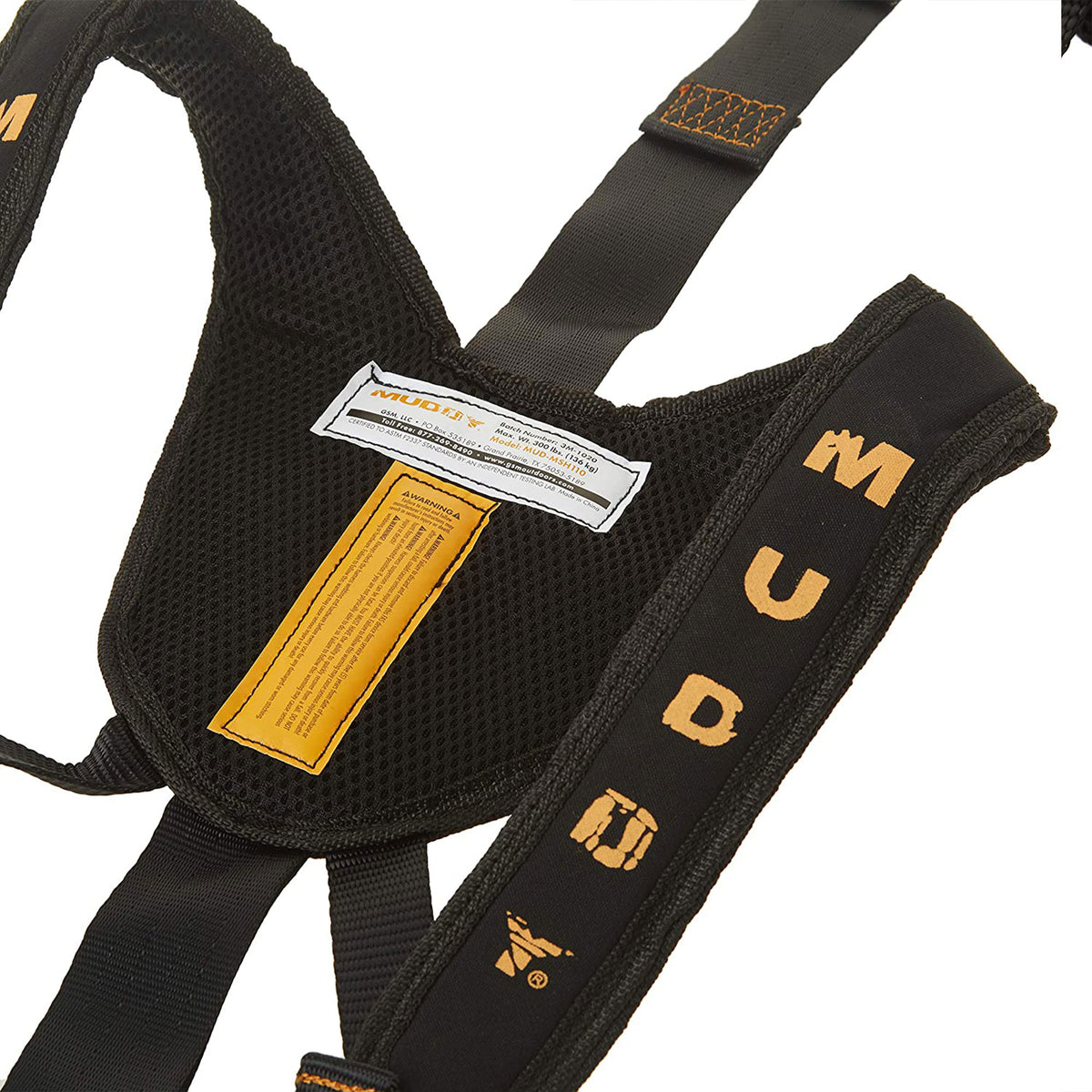 Muddy Outdoors Magnum Pro Padded Adjustable Treestand Harness System, Black (For Parts)
