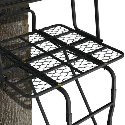 Muddy Partner 17 Foot Outdoor 2 Person Hunting Deer Ladder Tree Stand (Used)