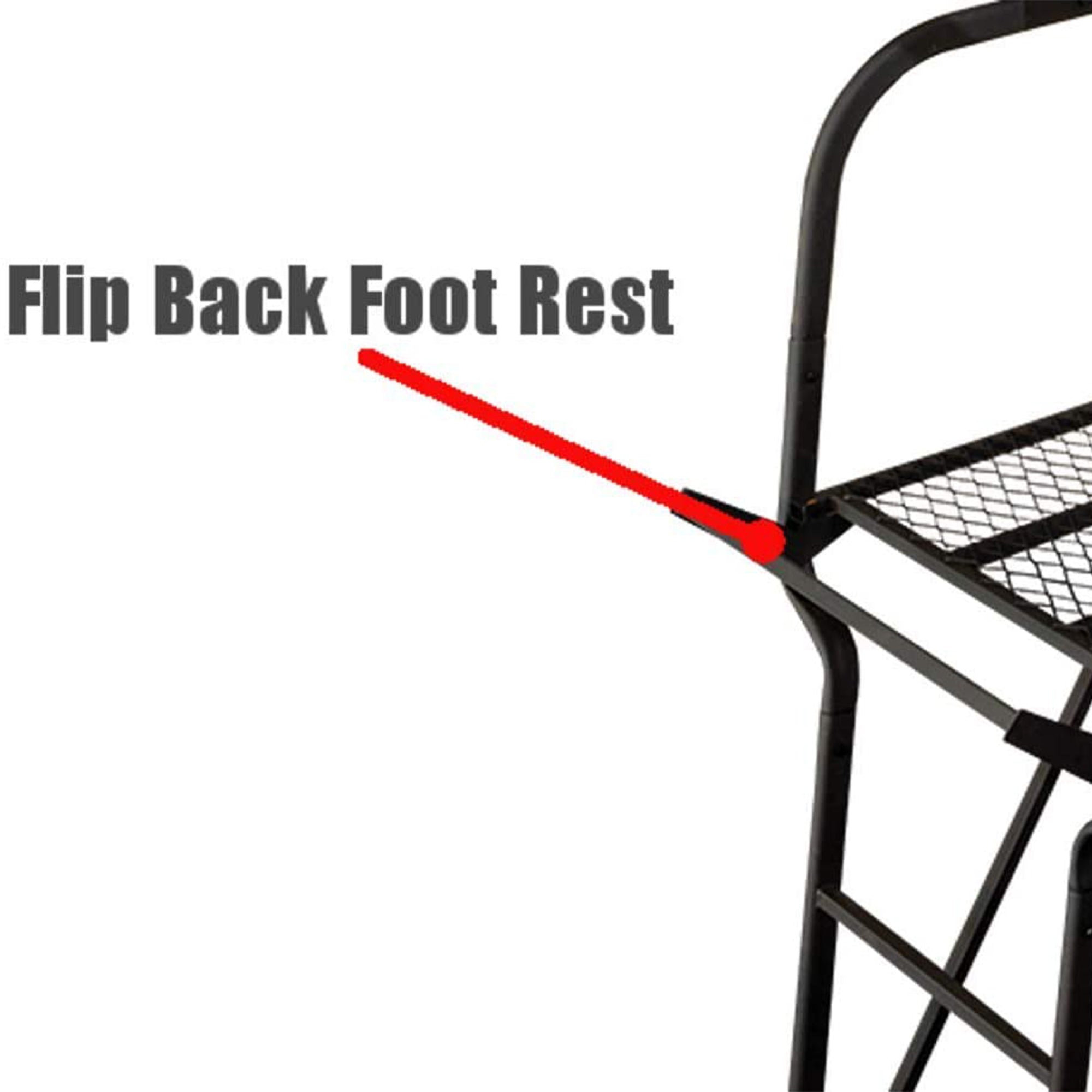 LS0550 Hunter HD 1.5 Deer Hunting 18.5 Ft 1 Person Ladder Tree Stand(For Parts) - VMInnovations