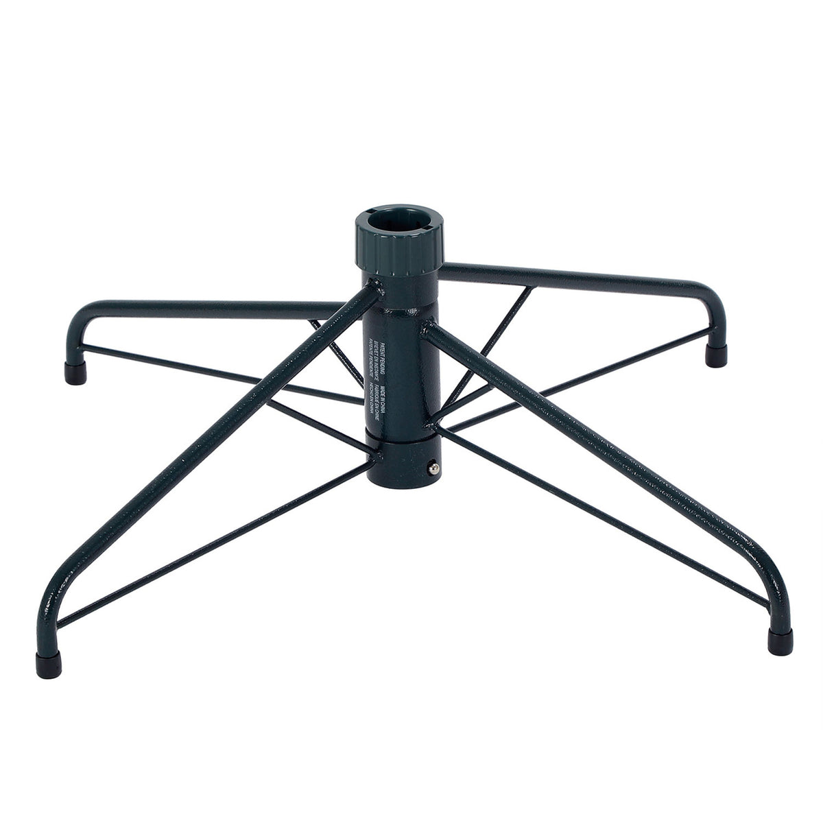 Home Heritage 1-1.5" Artificial Christmas Tree Base Folding Metal Stand, Green - VMInnovations