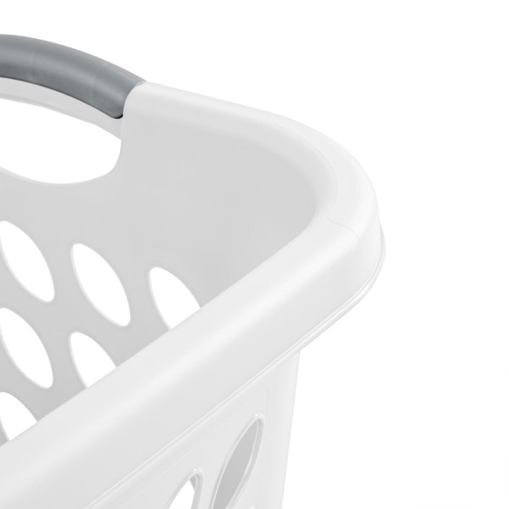 Sterilite Ultra 14 gal Square Plastic Laundry Basket w/Gripped Handles, (6 Pack) - VMInnovations