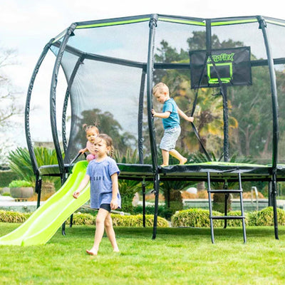 JumpFlex JUMPSLIDE Kids Indoor Outdoor Trampoline Slide, Accessory Only, Green
