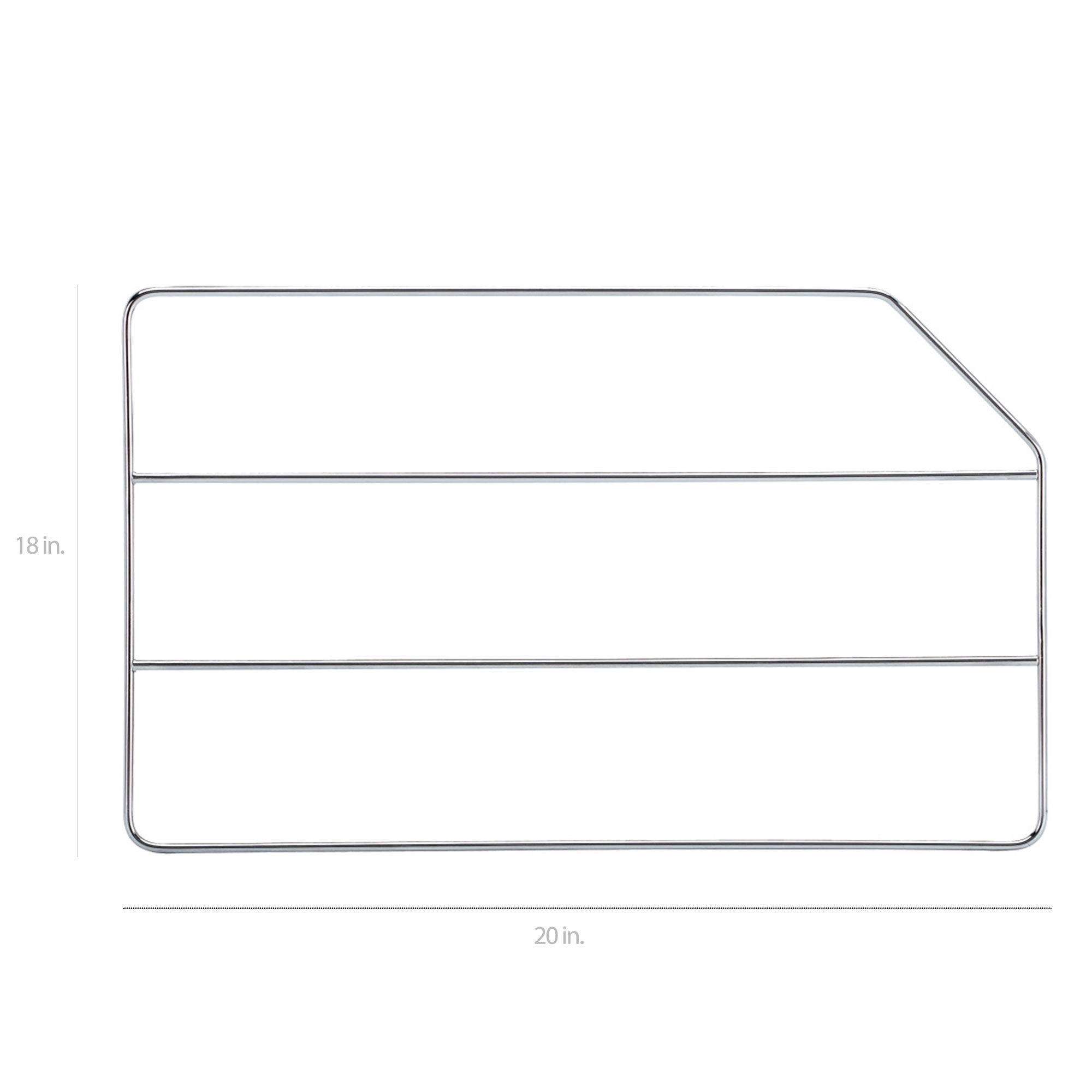 Rev-A-Shelf 597-18CR-52 18" Bakeware Sheet Divider Kitchen Organizer (3 Pack)