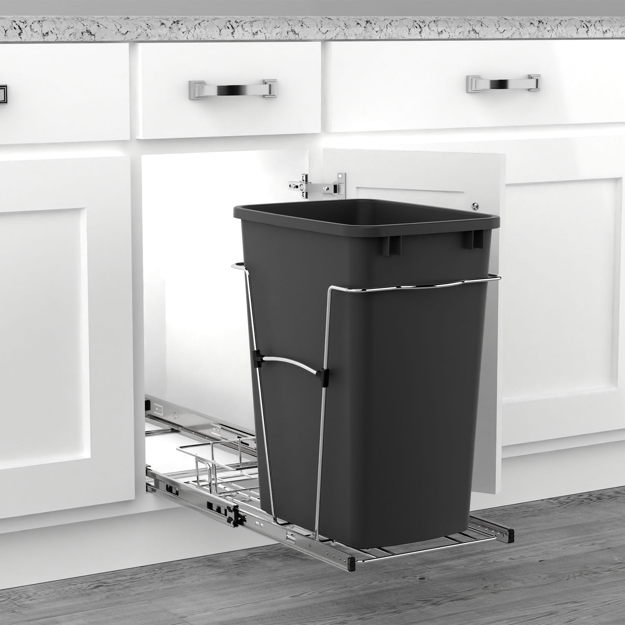 Rev-A-Shelf RV-12KD-18C S 35-Qt Cabinet Pullout Waste Container (For Parts)