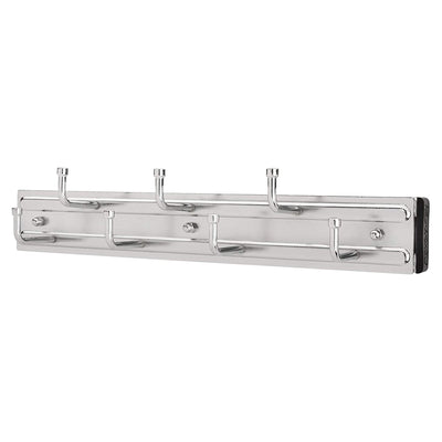 Rev-A-Shelf 12" Pull Out Belt Rack Closet Storage Organizer, Chrome, BRC-12CR