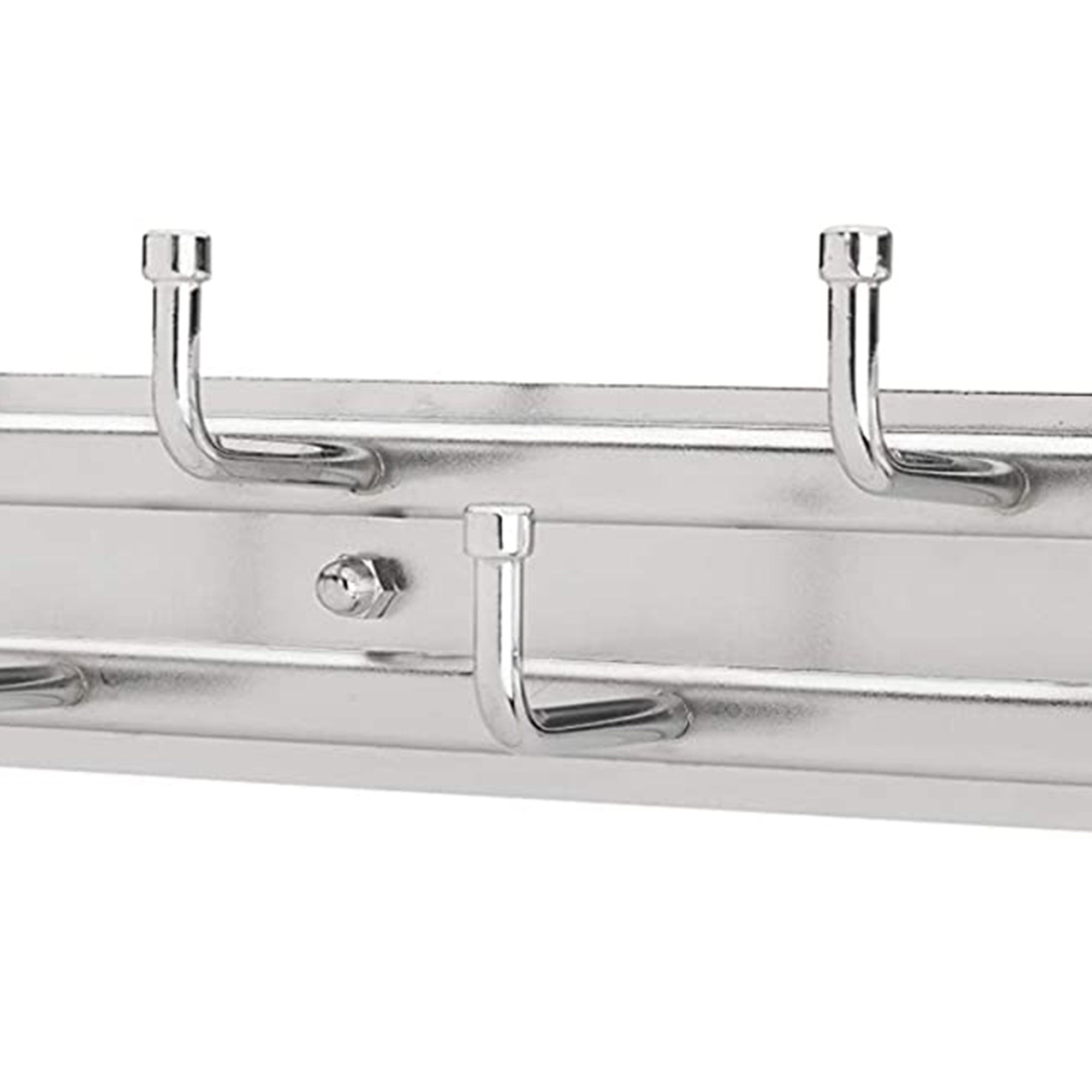 Rev-A-Shelf 12" Pullout Belt Rack Closet Storage Organizer, Chrome, BRC-12CR - VMInnovations