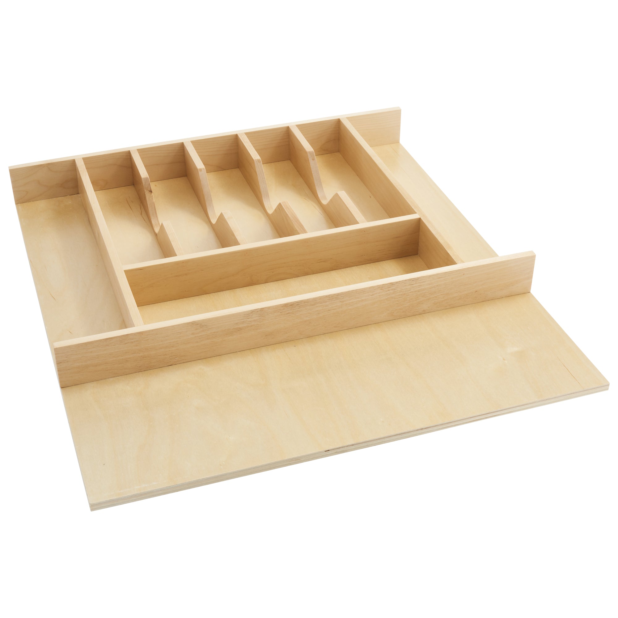 Rev-A-Shelf 4WCT-3SH Wood Cutlery 9 Compartment Tray Cabinet Insert (Open Box)