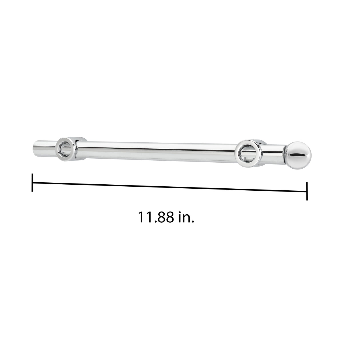 Rev-A-Shelf CVR-12-CR 12" Extendable Designer Closet Valet Rod, Chrome(Open Box)