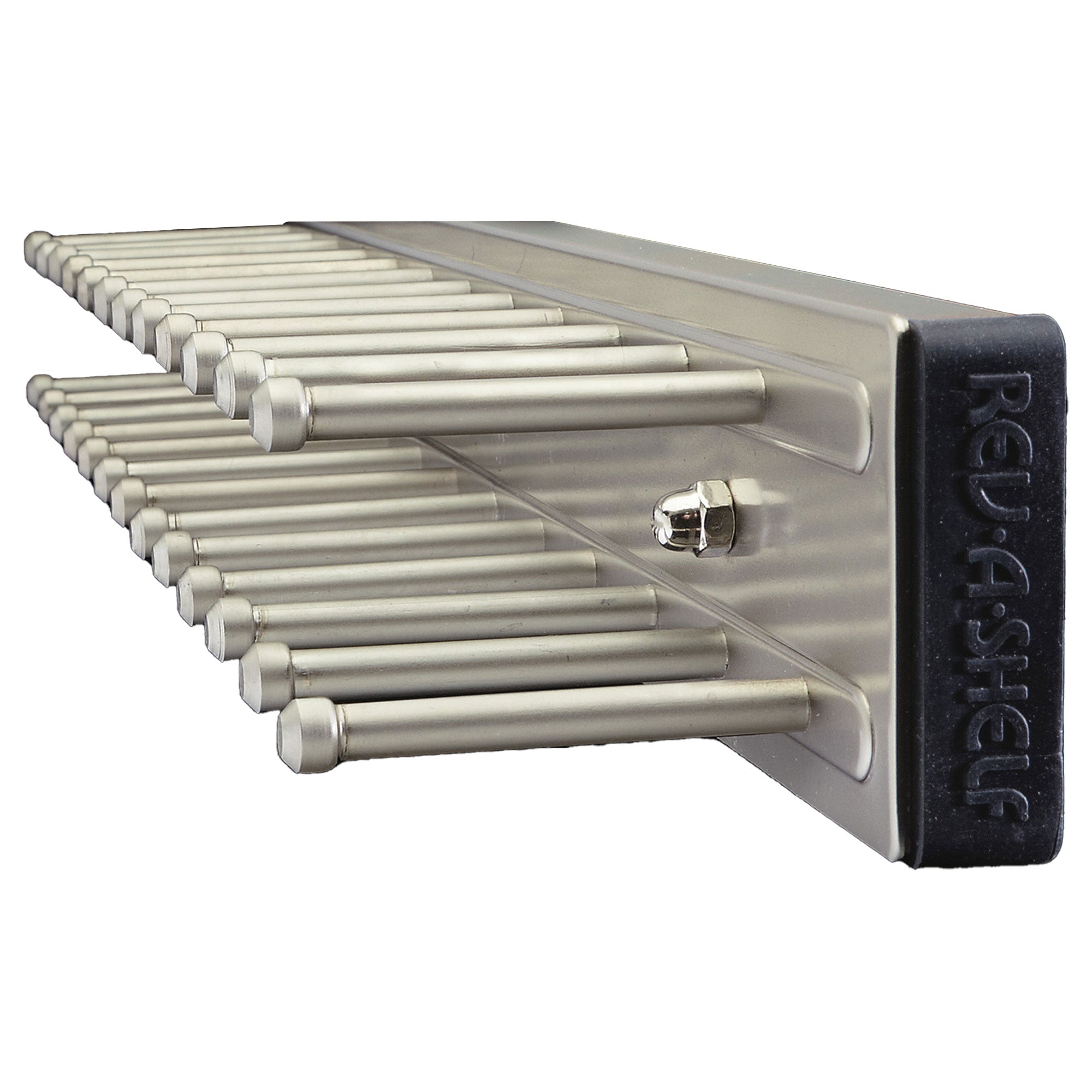 Rev-A-Shelf TRC-14CR 14-Inch Side Mount Extending Tie Rack, Nickel (Open Box)