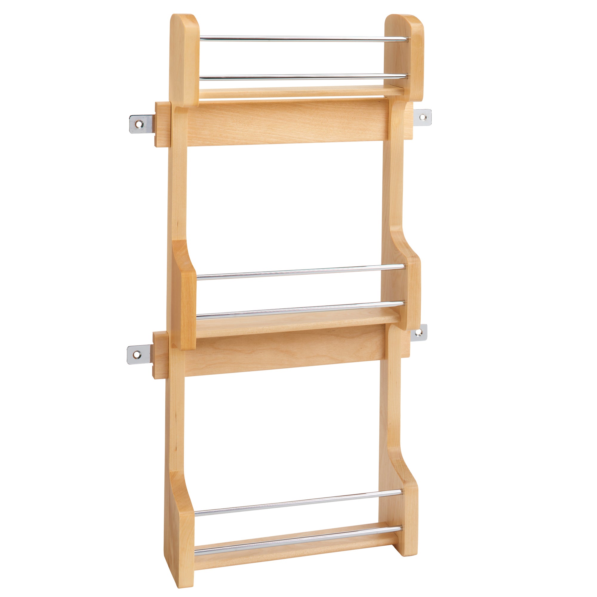Rev-A-Shelf 15" Kitchen Cabinet Door Mounted 3-Shelf Storage Spice Rack, 4SR-15 - VMInnovations