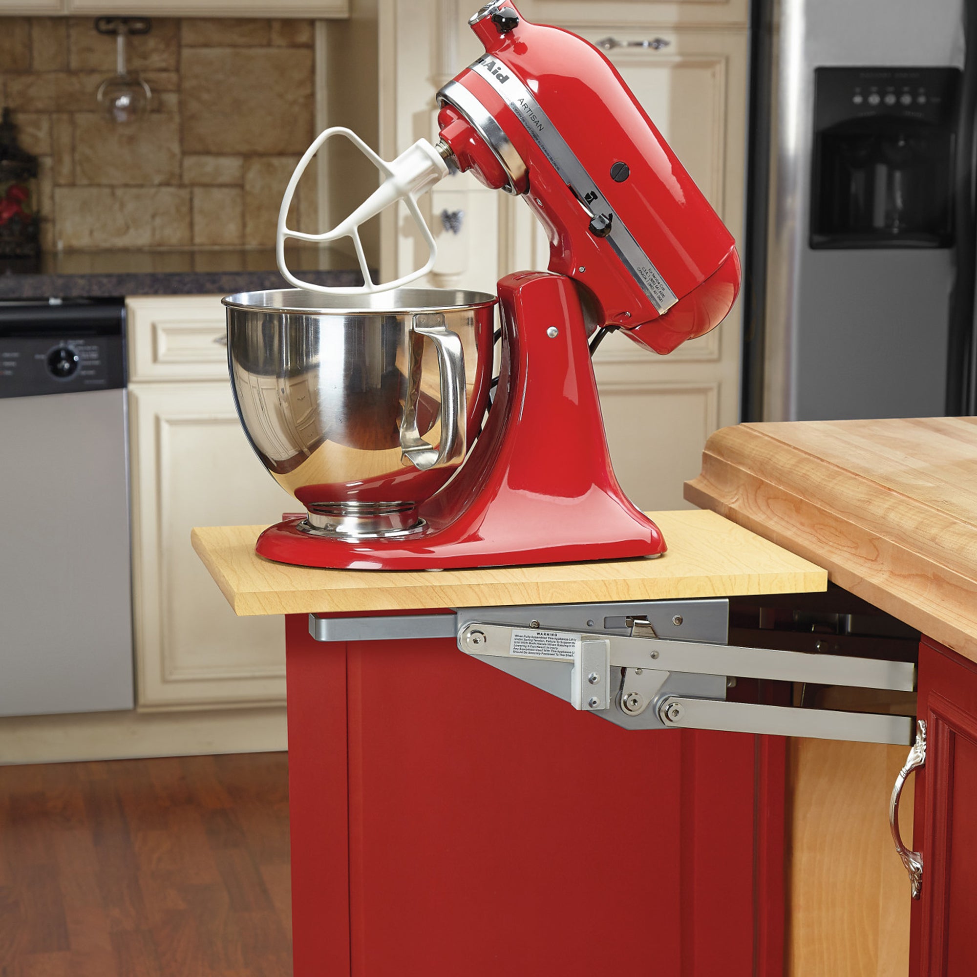 Rev-A-Shelf RAS-ML-HDSC Mechanical Appliance Lift Soft Close Mechanism(Open Box)