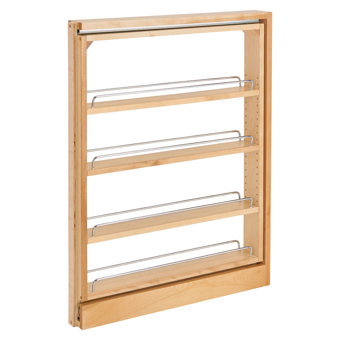 Rev-A-Shelf 3" Pullout Kitchen Cabinet Filler Organizer Spice Rack, 432-BF-3C