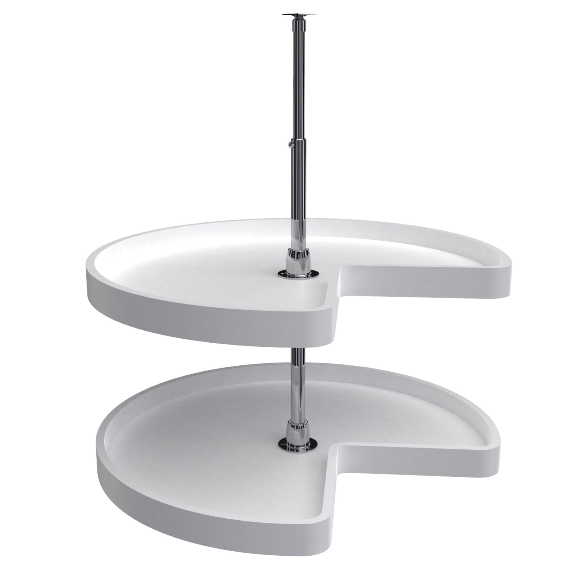 Rev-A-Shelf 28'' Kidney-Shaped Lazy Susan Corner Wall Cabinet Two-Shelf, 6472-28-11-52 - VMInnovations