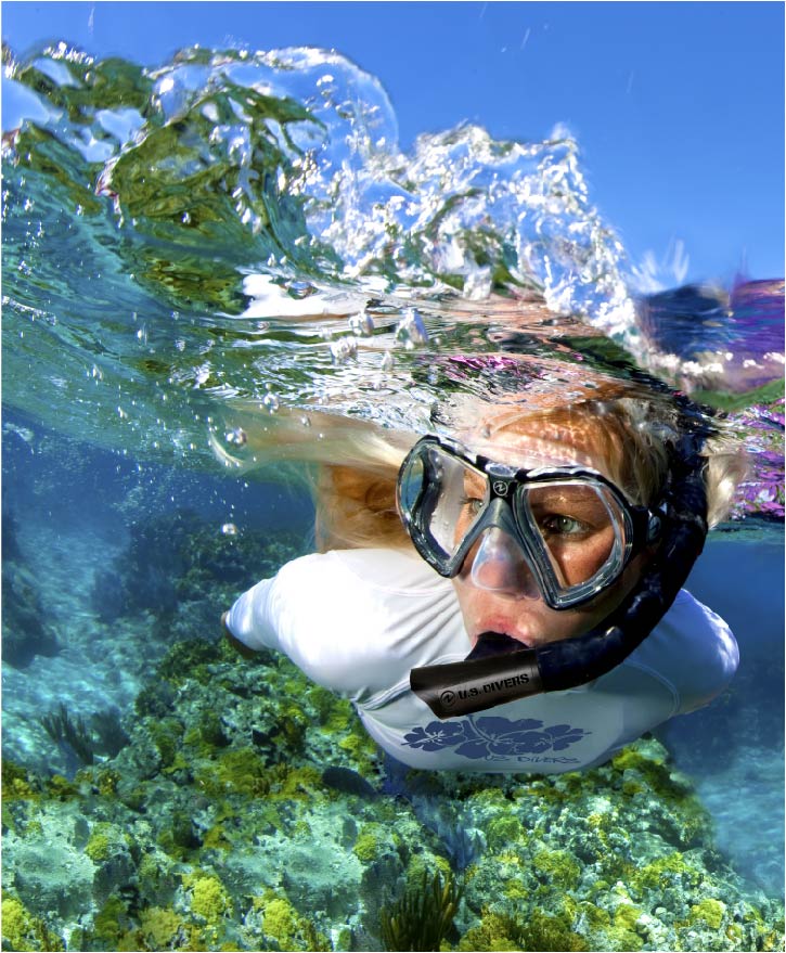 U.S. Divers Easily Snorkeling Combo for Adults, One Size Fits Most (For Parts)