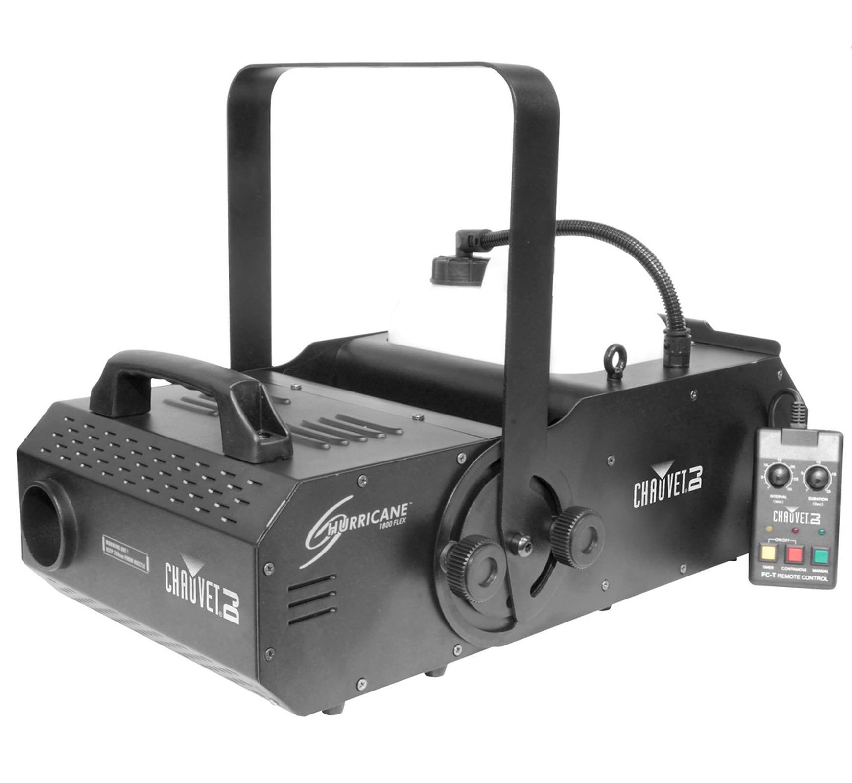 Chauvet DJ Hurricane 1800 H1800 FLEX DMX Fog/Smoke Pro Machine w/Timer Remote