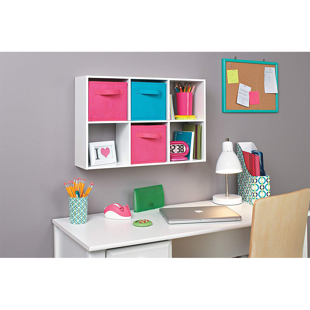 Closetmaid Decorative Stackable Mini Cubeical Organizer Storage with 6 Cubes - VMInnovations