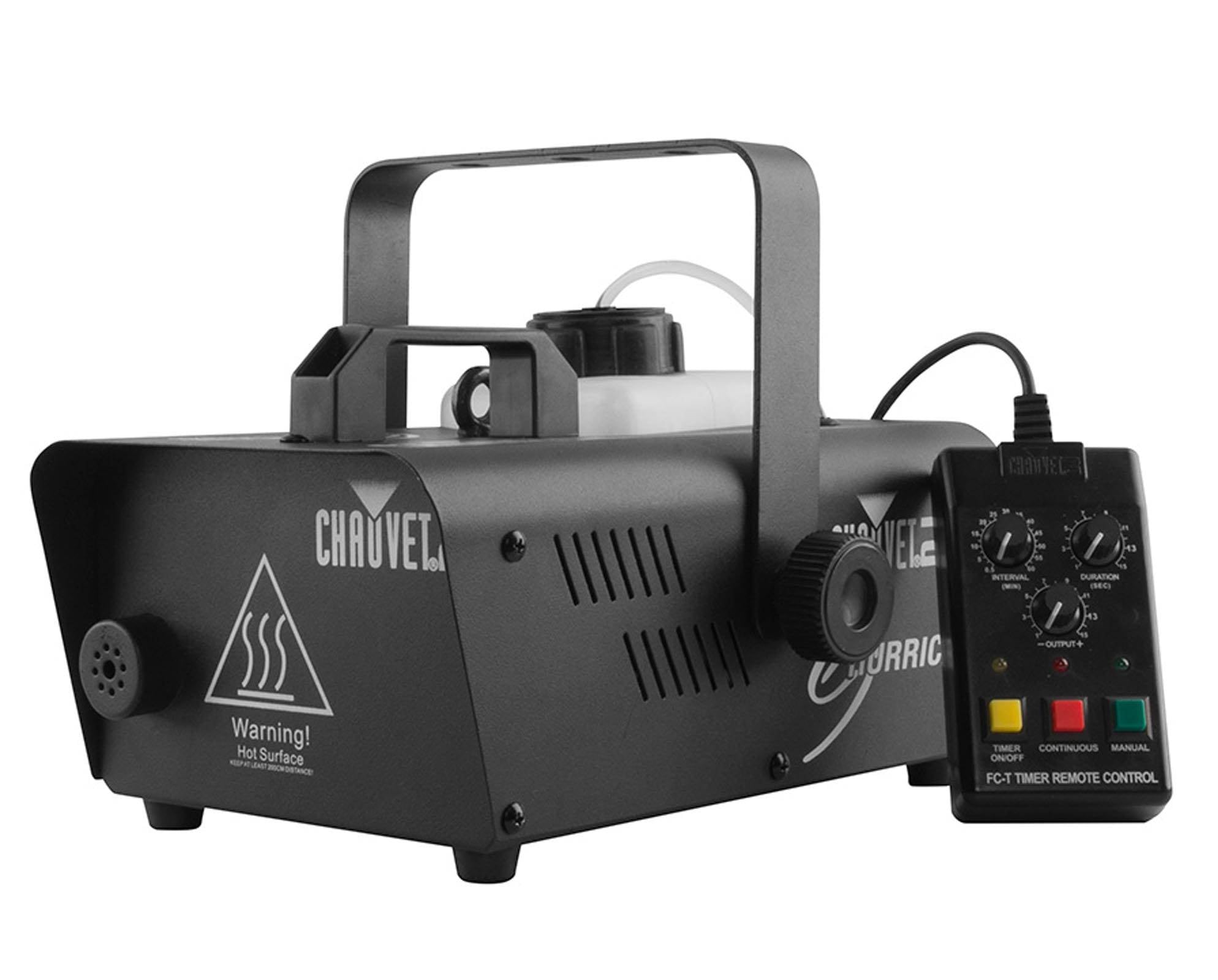 CHAUVET DJ Fog Machine & 48 Inch UV Black Light & Smoke Juice & Wireless Remote - VMInnovations