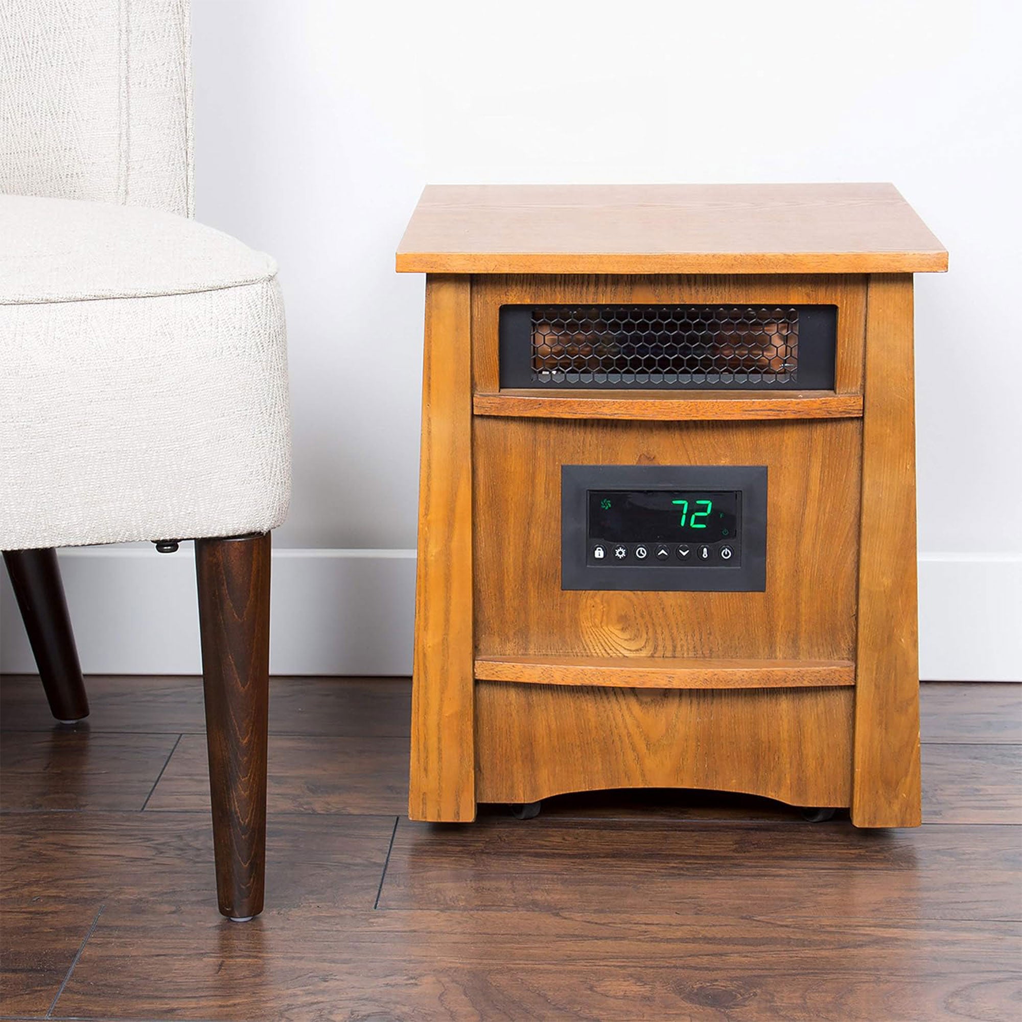 LifeSmart LifePro 8 Element 1500W Electric Infrared Quartz Indoor Space Heater - VMInnovations