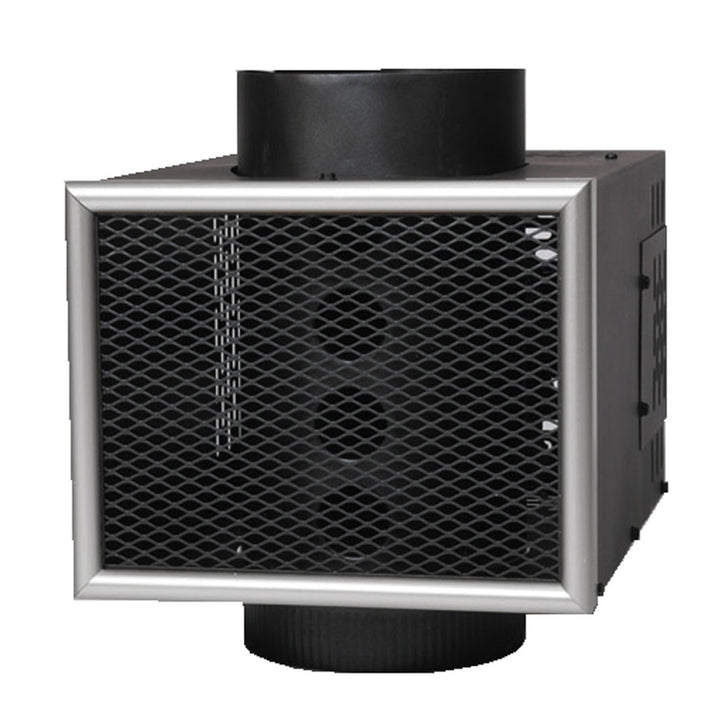 US Stove Company 6-Inch Miracle Heat Reclaimer Wood or Coal Stove Furnace, Black - VMInnovations