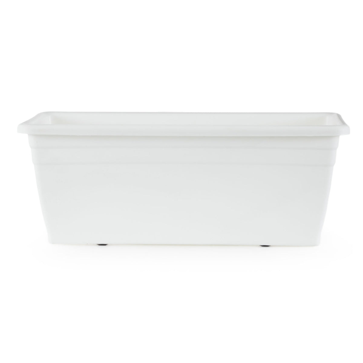 HC Companies Deck Rail Box Planter w/ Wakefield Organic Garden Soil Conditioner