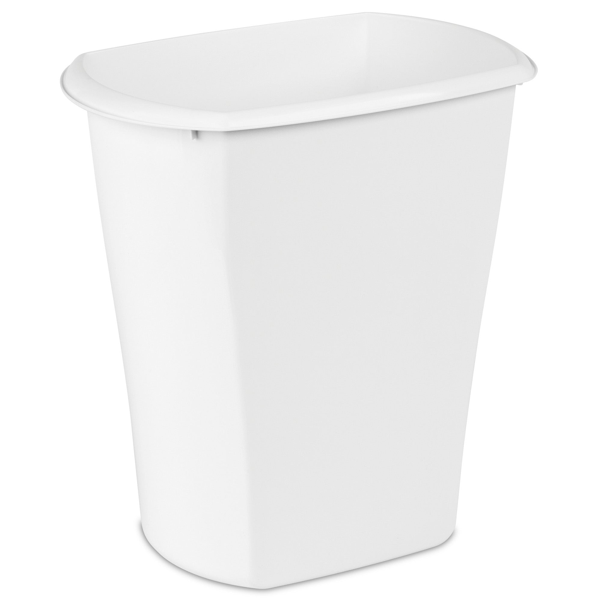 Sterilite 5.5 Gallon White Ultra Plastic Wastebasket Trash Can (12 Pack) - VMInnovations