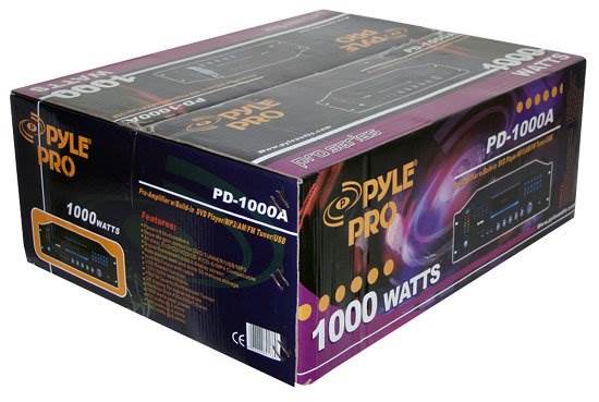 PYLE PRO 1000W HOME AUDIO RECEIVER CD/DVD/MP3 PLAYER