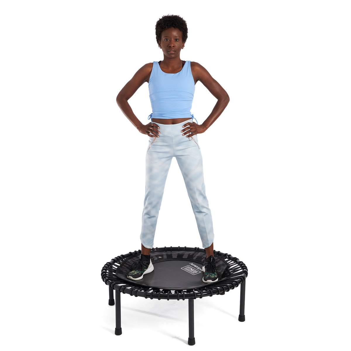 JumpSport 200 Fitness Rebounder Mini Trampoline for In Home Cardio Fitness