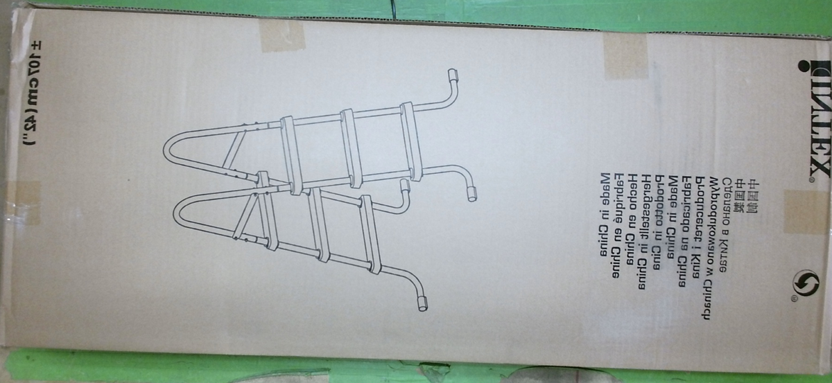 Intex Above Ground Pool Ladder for 42 Inch Wall Height Pool (Brown Box)
