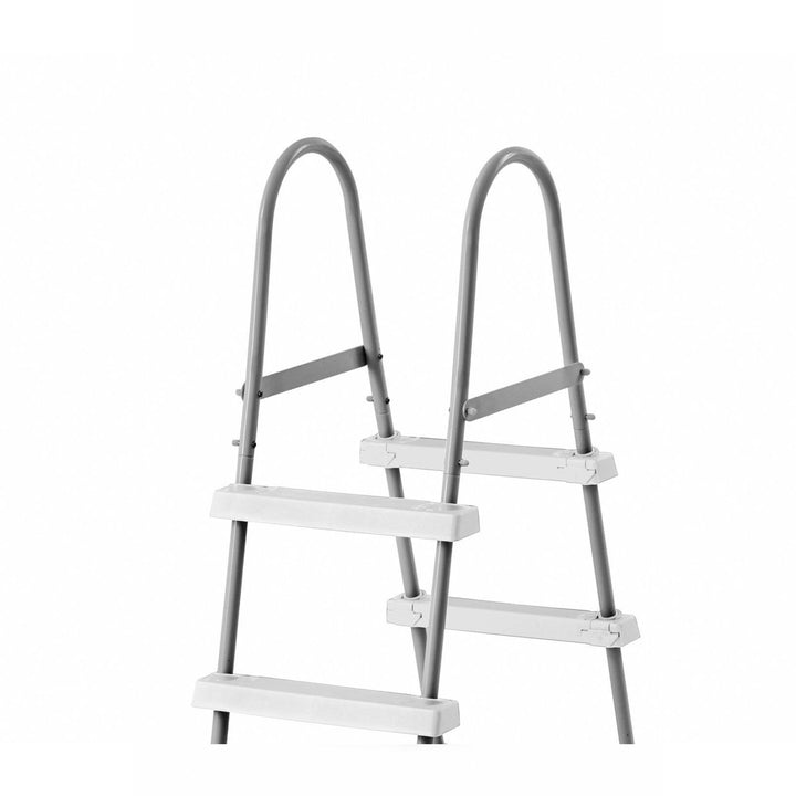 Intex Above Ground Steel Frame Swimming Pool Ladder + Pool Ladder Step Pad - VMInnovations