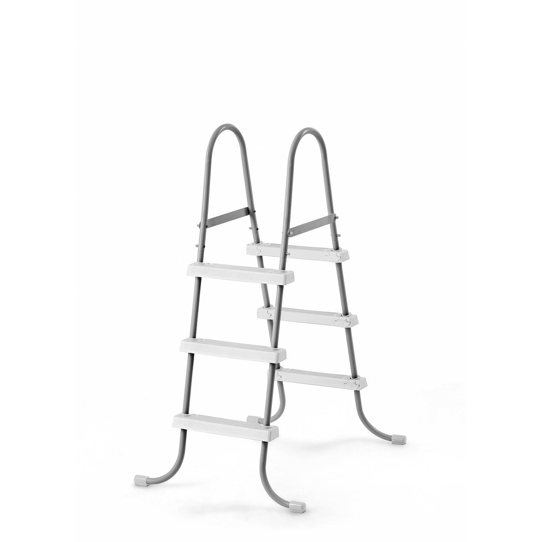 Intex Above Ground Steel Frame Swimming Pool Ladder + Pool Ladder Step Pad - VMInnovations
