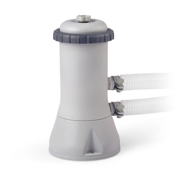 Intex 15ft x 42in Easy Inflatable Above Ground Pool w/ Ladder, Pump (For Parts) - VMInnovations