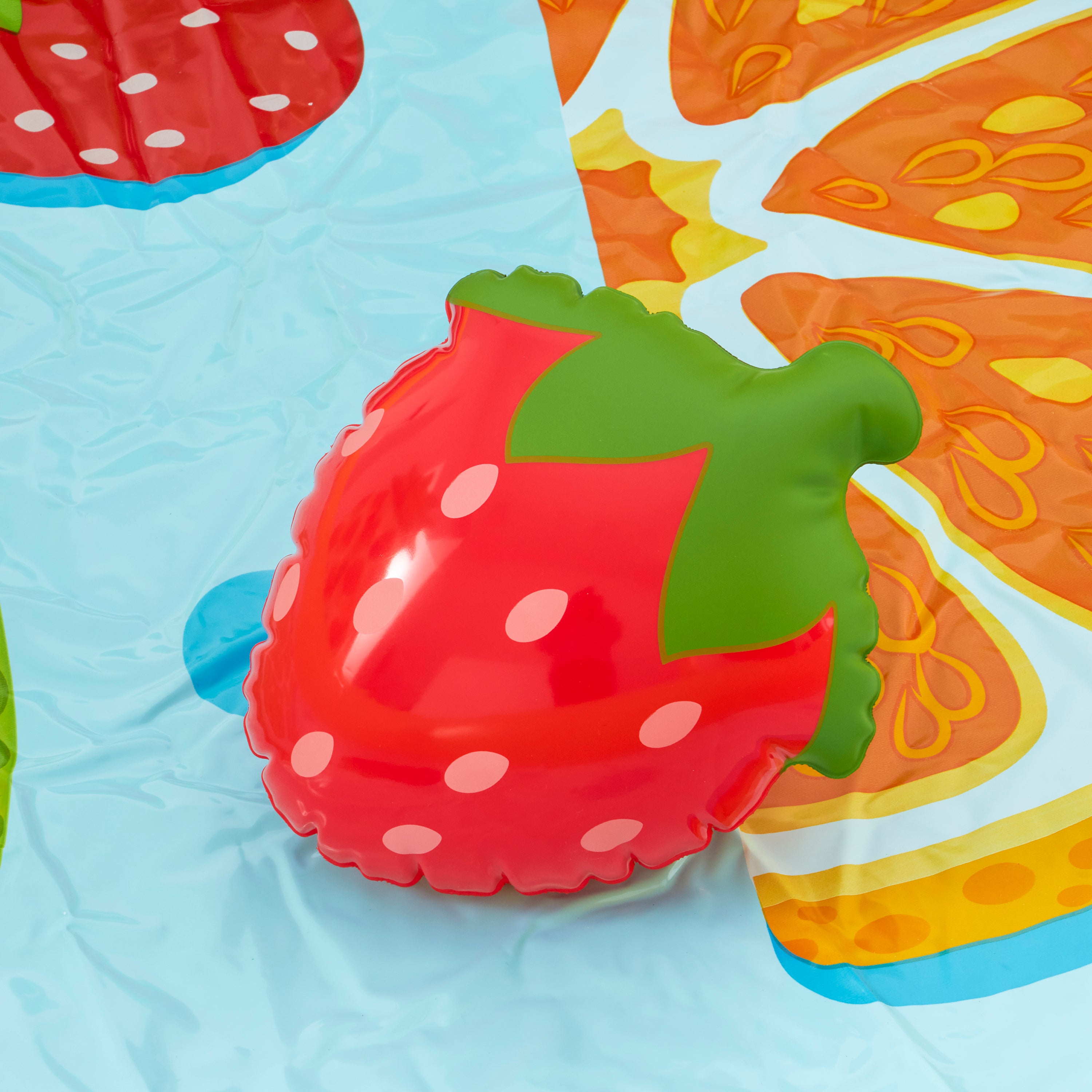 Intex Fun'N Fruity Inflatable Kiddie Pool Play Center Slide (Open Box) (2 Pack) - VMInnovations