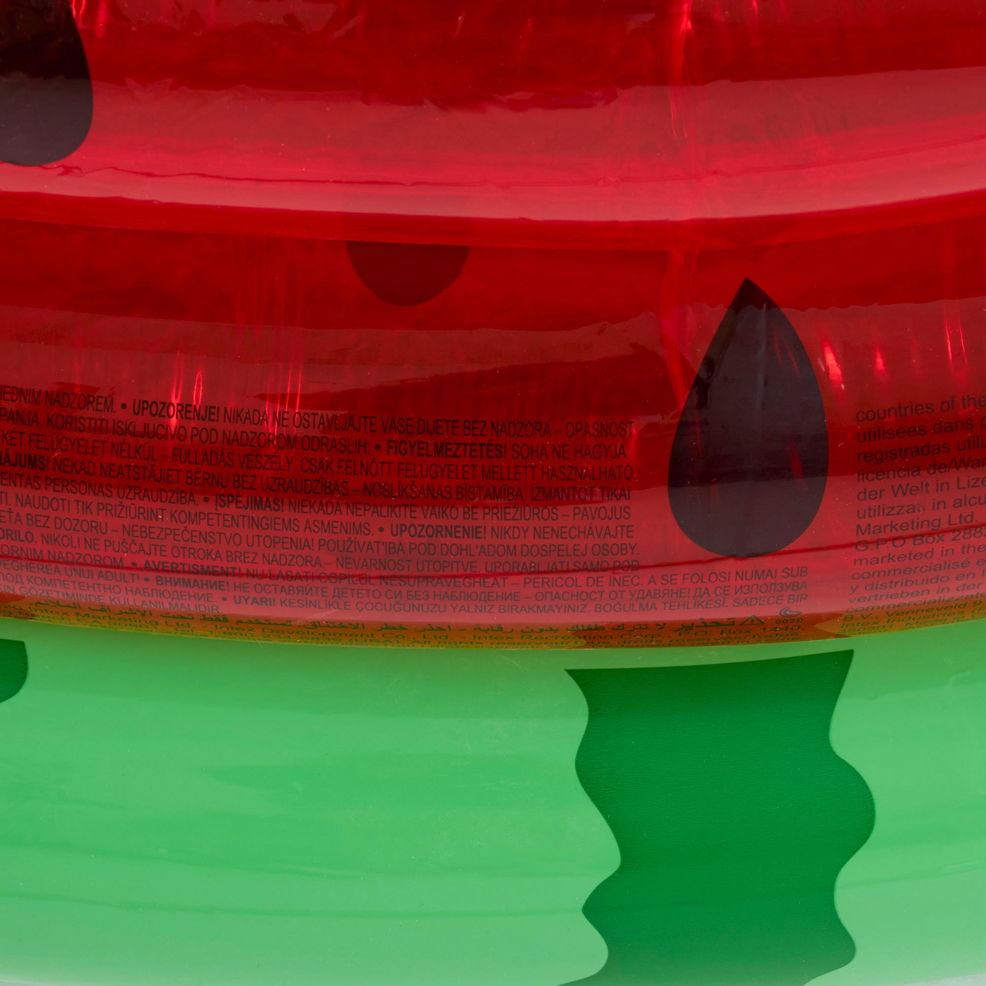 Intex Inflatable Kiddie Watermelon Pool with Multi-Colored Fun Ballz, 100 Pack - VMInnovations