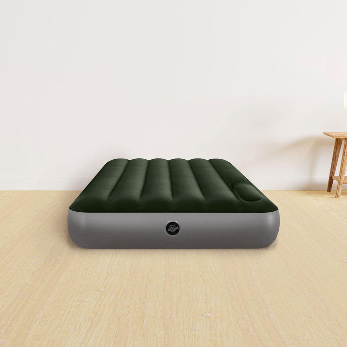 Intex Dura-Beam Downy Airbed with Built-In Foot Pump, Twin Size (Open Box)