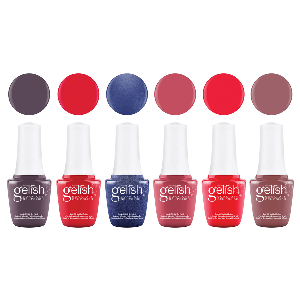 Gelish Mini Fantastic Four Essentials, Mini Caller Collection, & LED Light Lamp