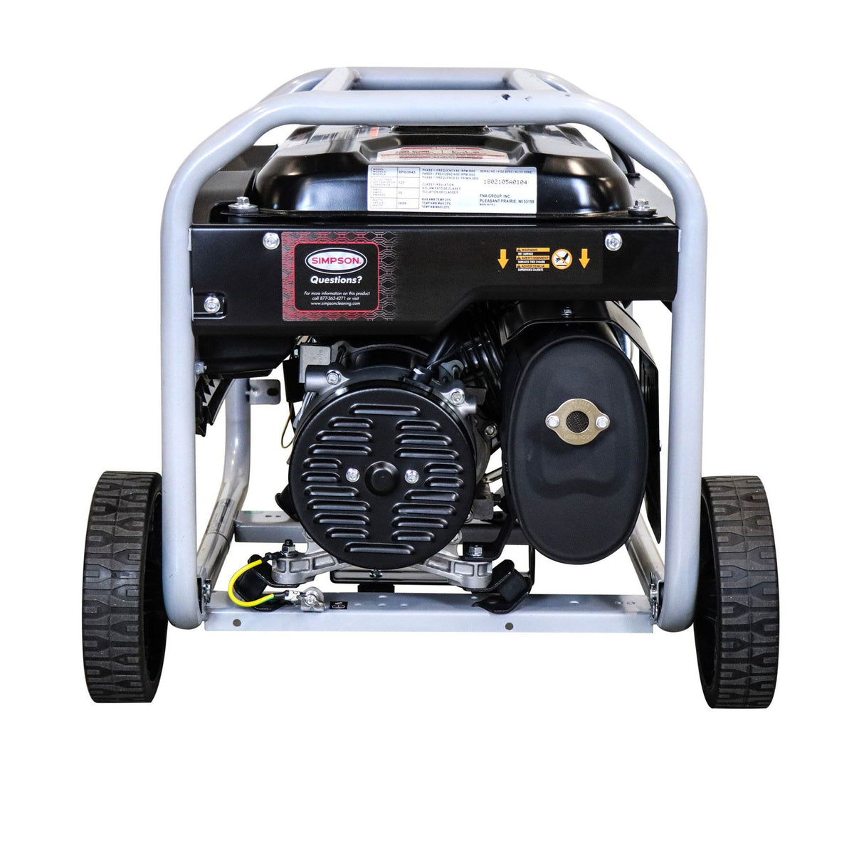 Simpson 3,600 Watt 224cc Start Portable Heavy Duty Generator Series (Used)