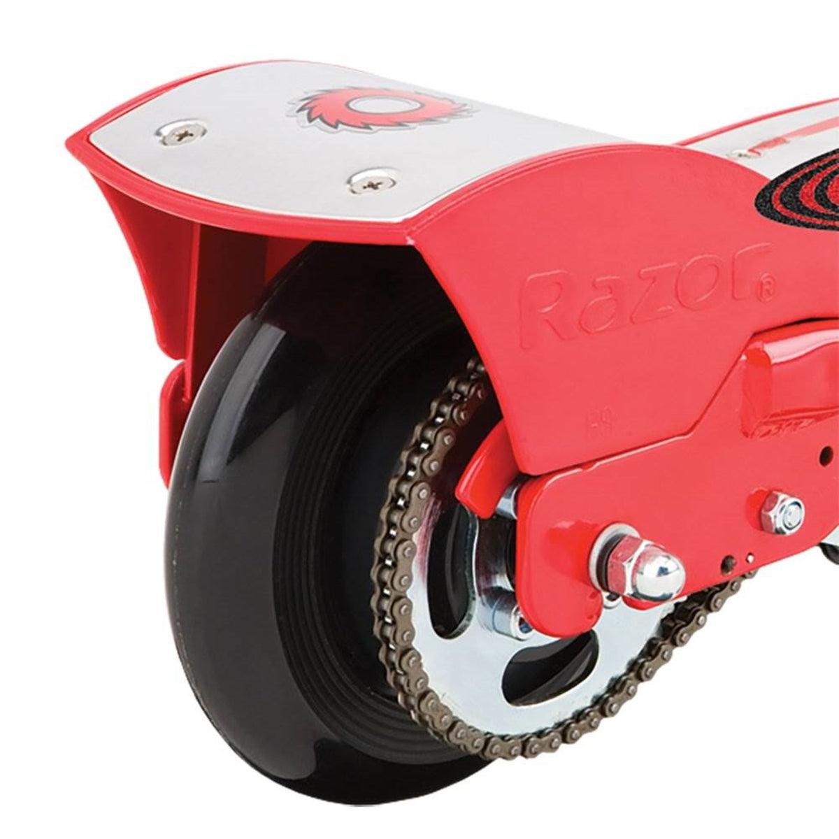 Razor Electric Power Kids Scooter + Youth Sport Helmet + Elbow & Knee Pads