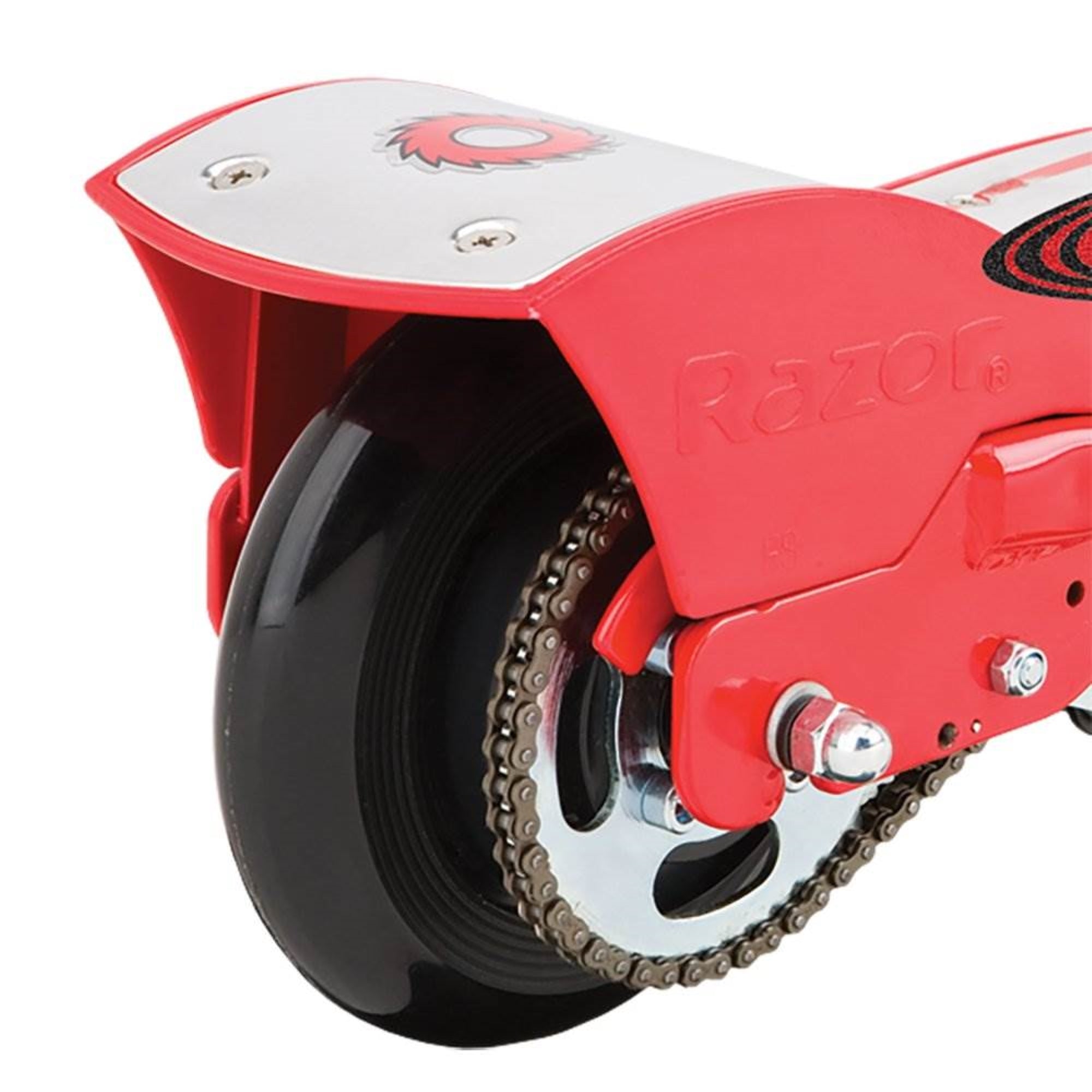 Razor Electric Power Kids Scooter + Youth Sport Helmet + Elbow & Knee Pads