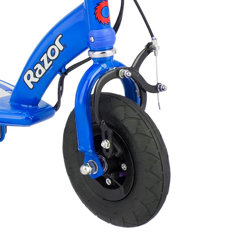 Razor E100 Motorized 24 V Rechargeable Electric Kids Scooter w/ Helmet and Pads