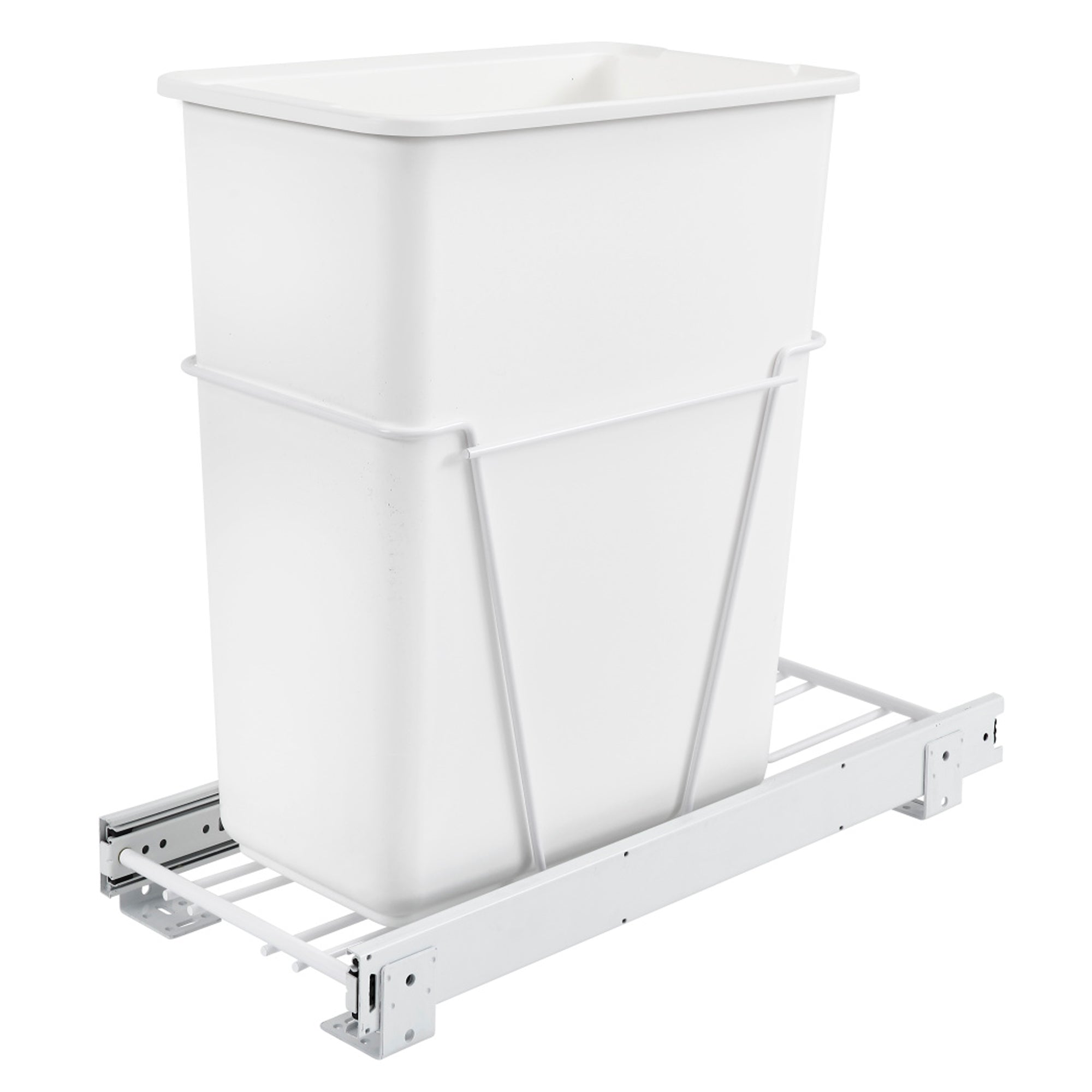 Rev-A-Shelf Single Pullout Kitchen Cabinet Trash Can 30 qt., RV-9PB S - VMInnovations
