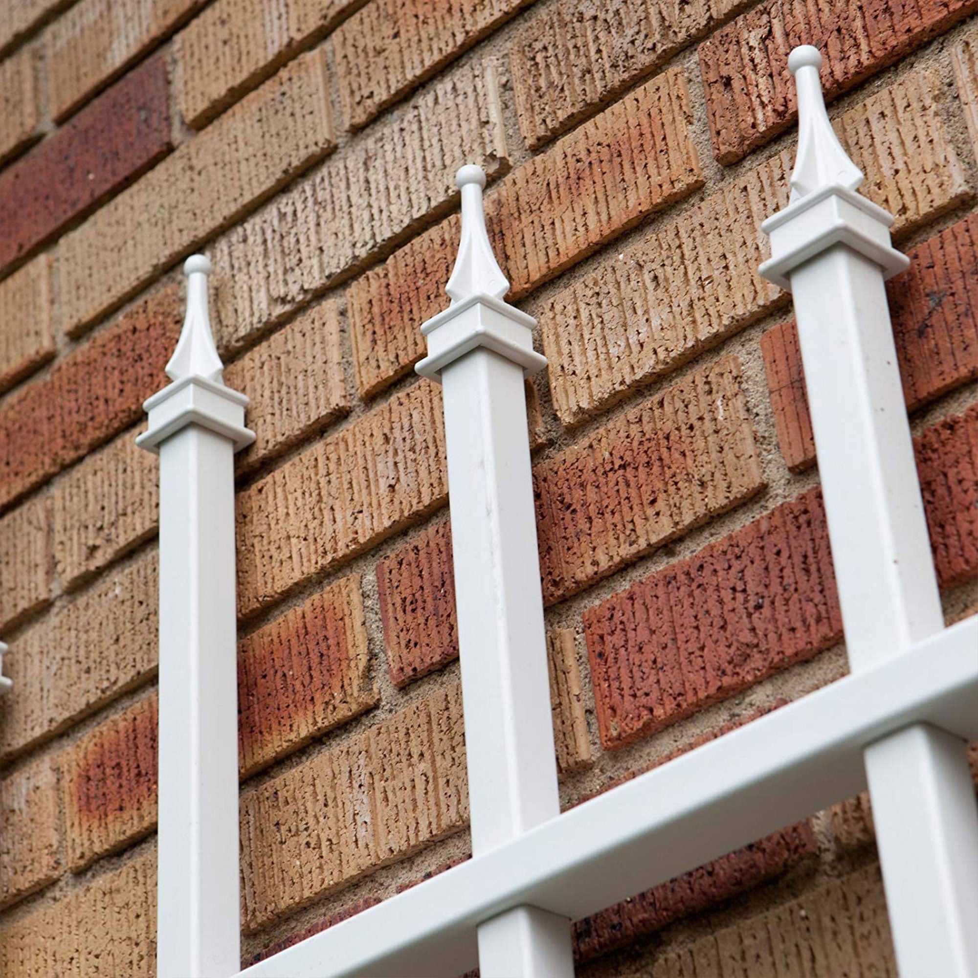 Dura-Trel 57 x 96 Inch PVC Vinyl Outdoor Garden Patio Trellis, White (For Parts) - VMInnovations