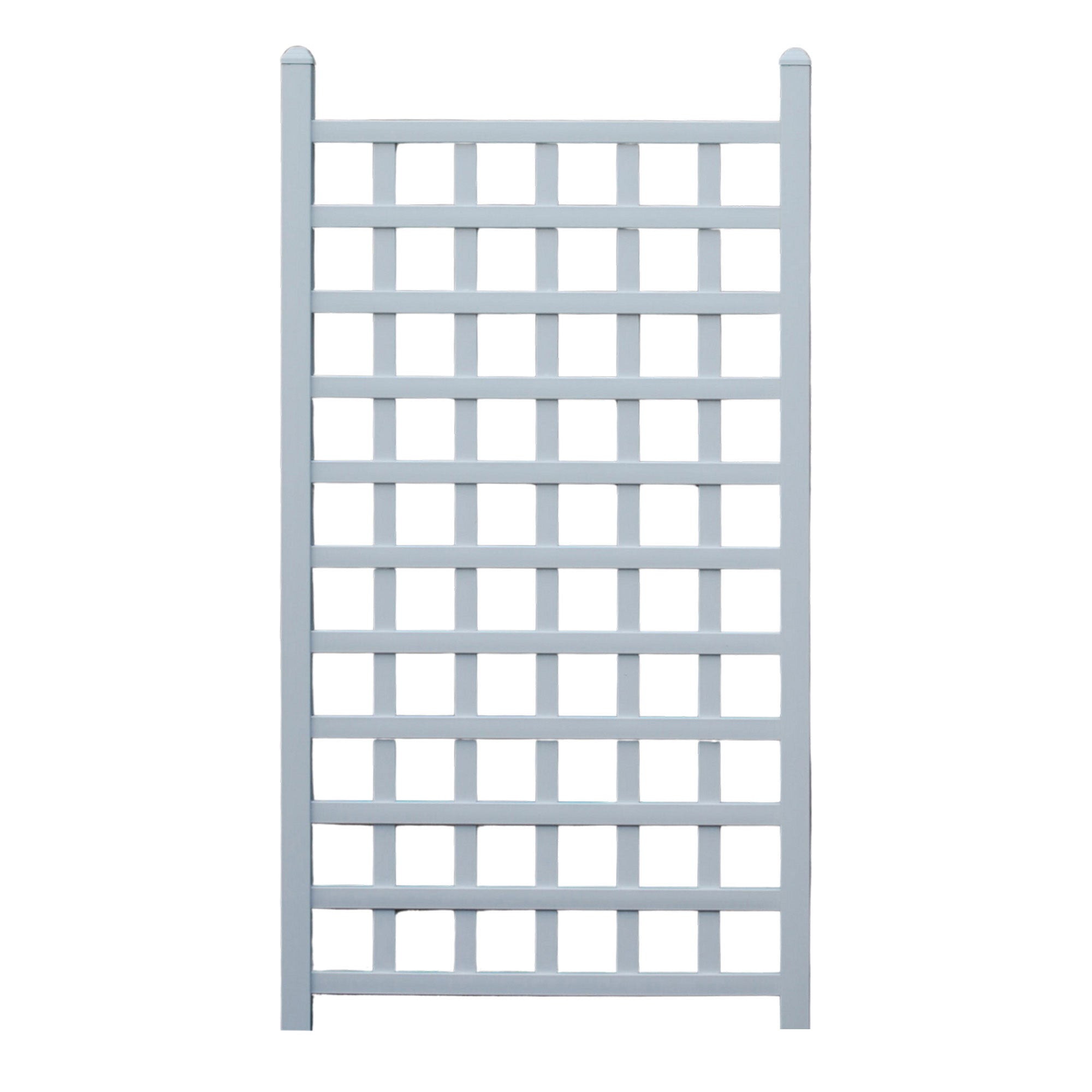 Dura-Trel 35 x 66 Inch Vinyl Outdoor Garden Patio Trellis, White(Open Box)