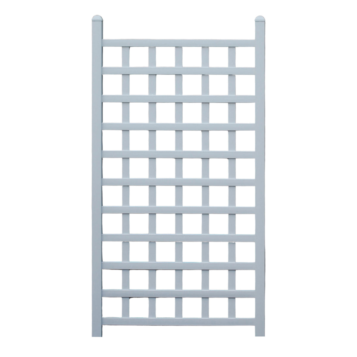 Dura-Trel Country Garden 35 x 66 Inch Vinyl Outdoor Garden Patio Trellis, White (For Parts)