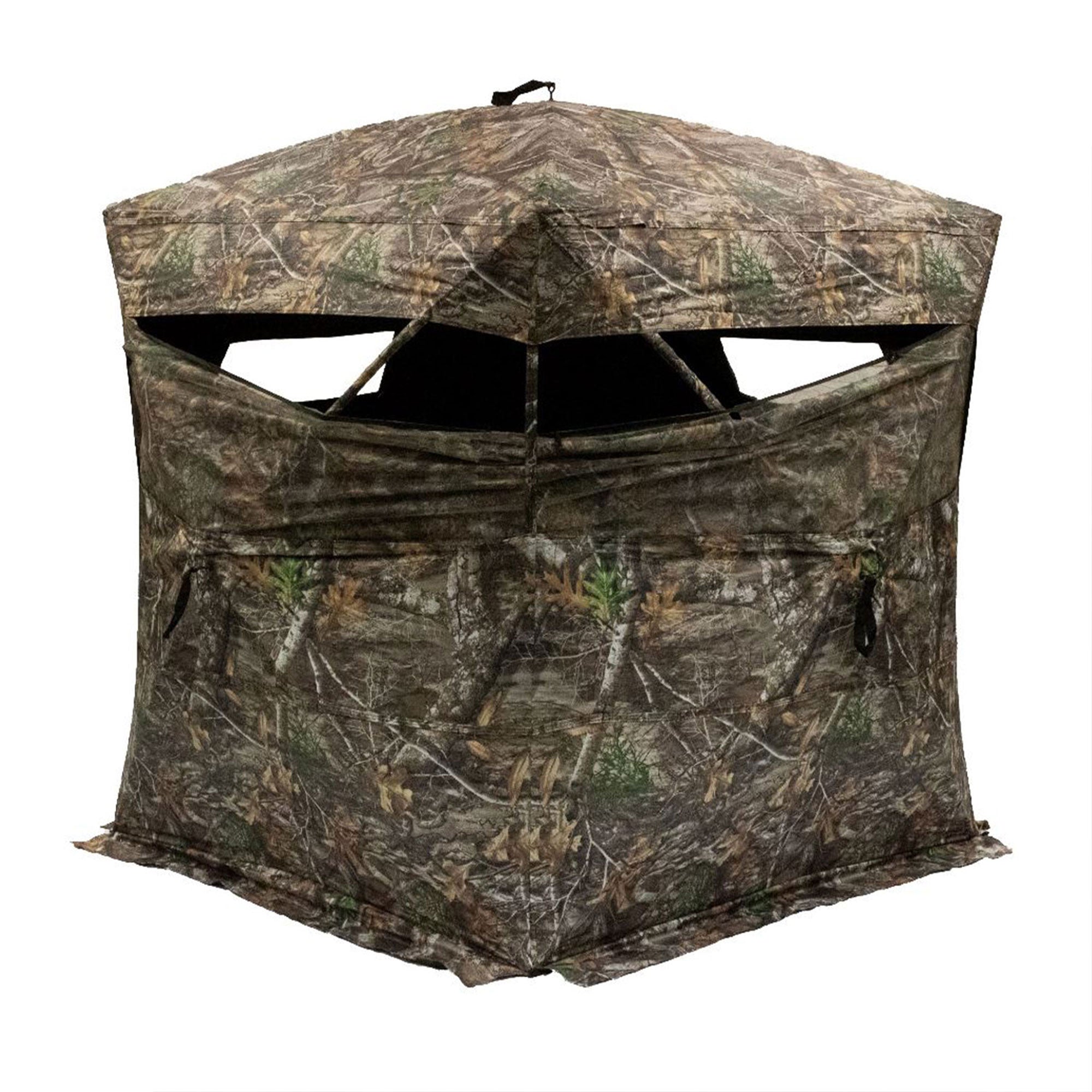 Rhino Blinds RealTree Edge 3 Person Game Hunting Ground Blind, RealTree (Used) - VMInnovations