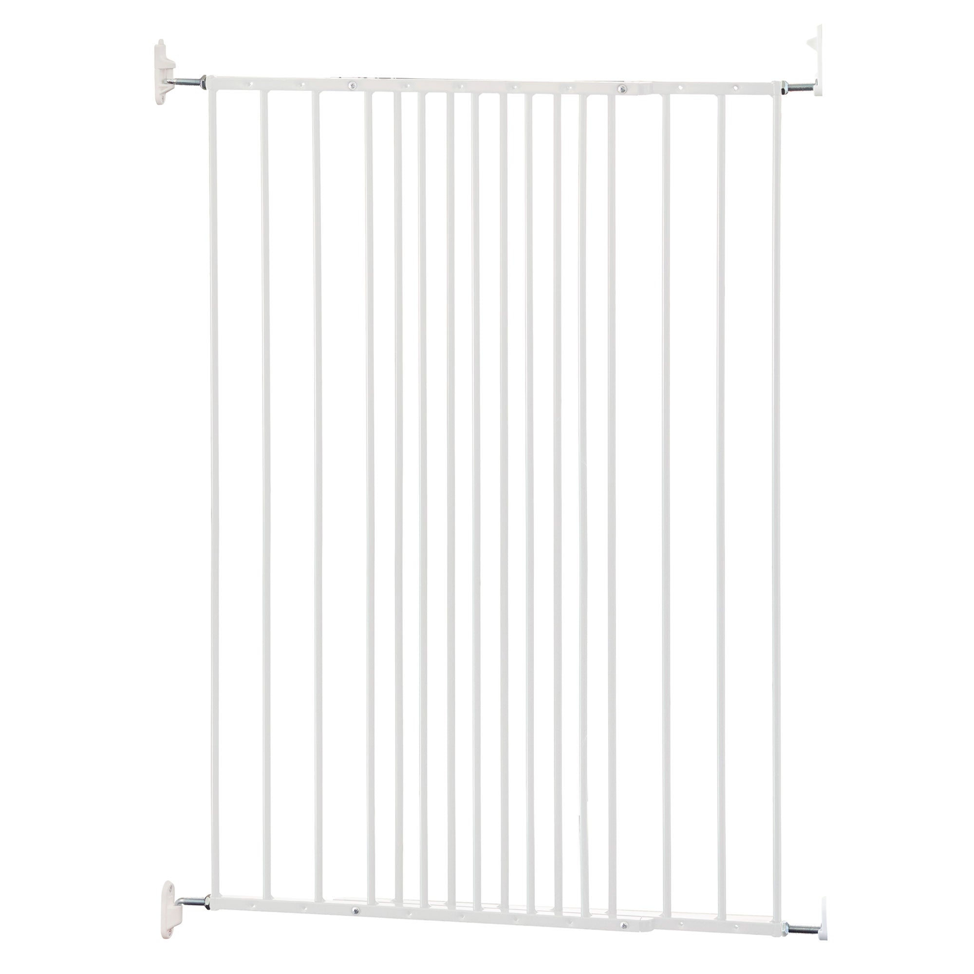 BabyDan Pet Design Tall 42 In Wall Mounted Pet Safety Gate, White (Open Box)