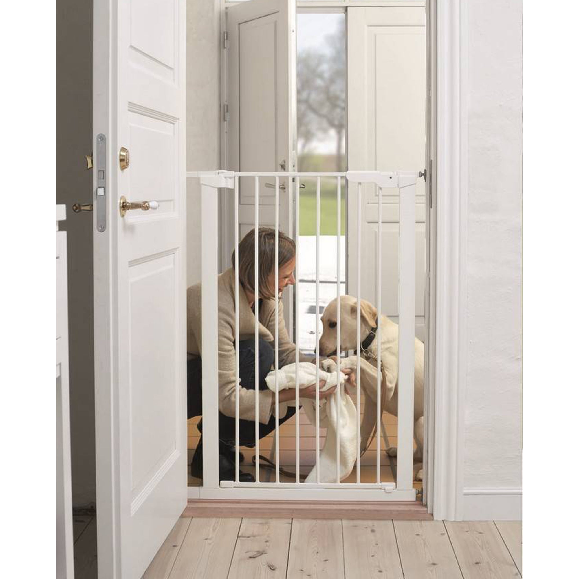 BabyDan Scandinavian Pet Design Tall 31" Pressure Mounted Safety Gate (Open Box) - VMInnovations