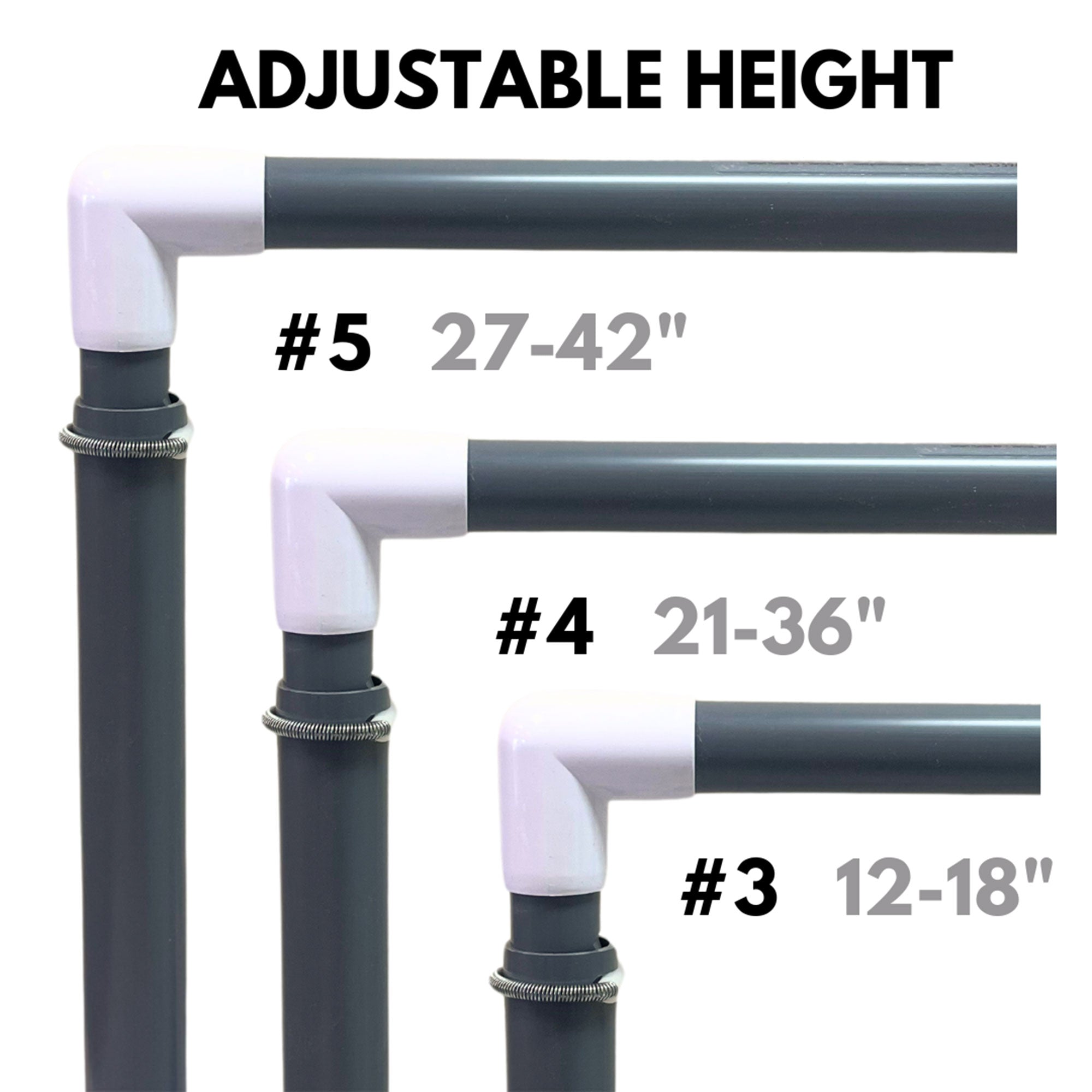 Prism Fitness 21-36 In Adjustable-Height Workout Hurdles, Set of 3 (Open Box) - VMInnovations